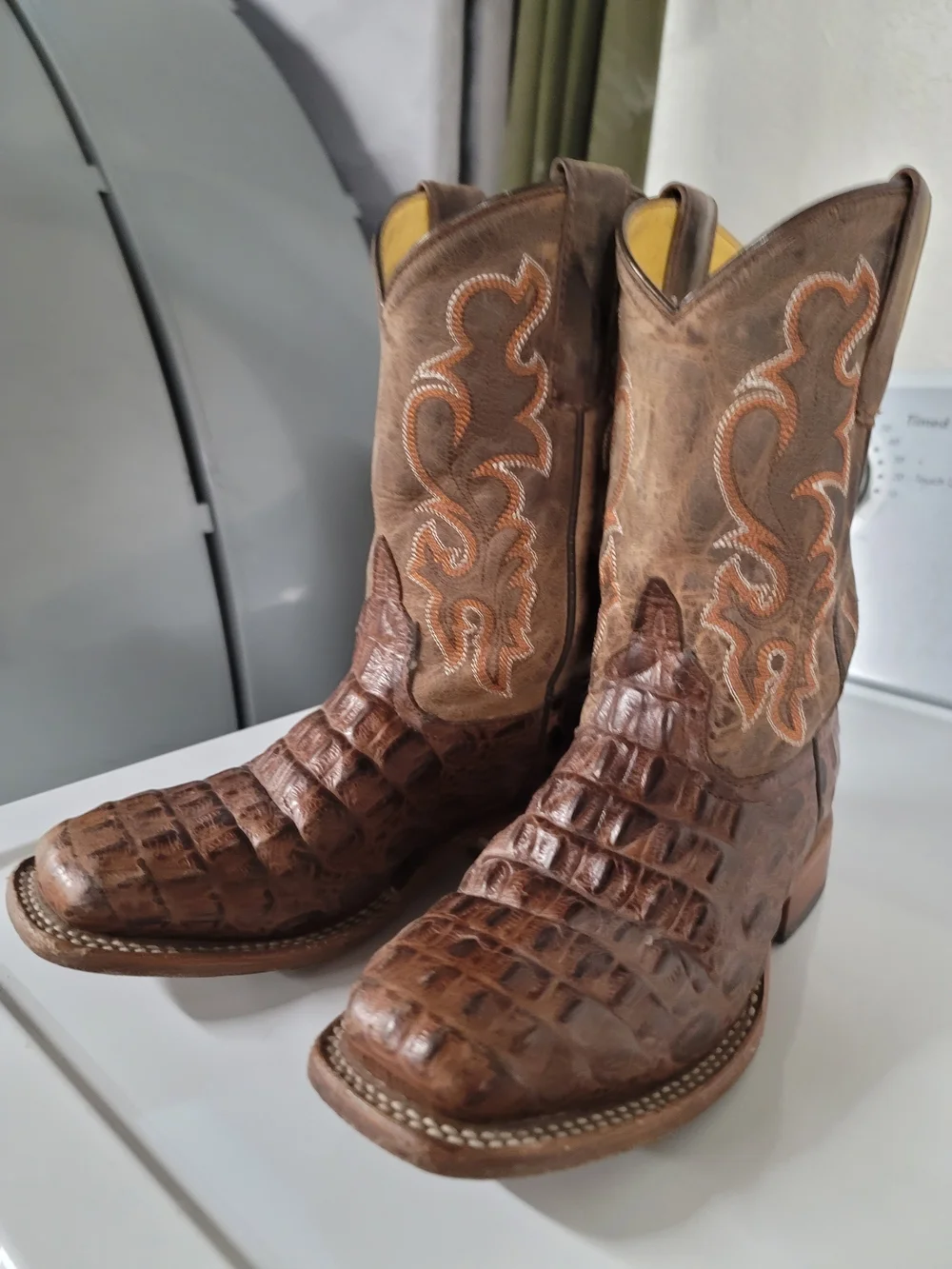 Classic Brown Kids Western Cowboy Boots - Brown